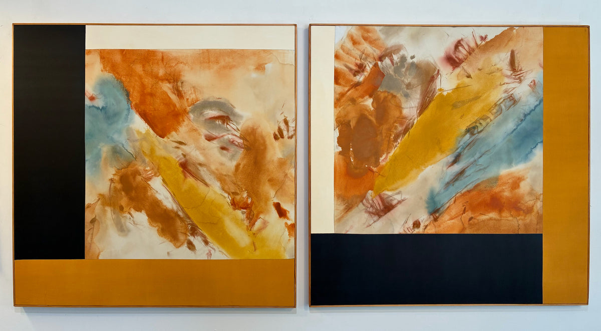 Waiting A Moment (Diptych)